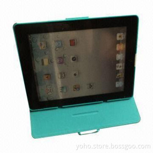 360° Rotating Leather Case for New iPad, with PC Cover, Magnetic Inside